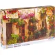 Grafix Puzzel 1000 stukjes Huisjes met bloemen